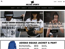 Tablet Screenshot of hillocksports.com